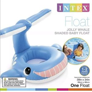 Intex‎ Inflatable Jolly Whale Shaded Baby Float